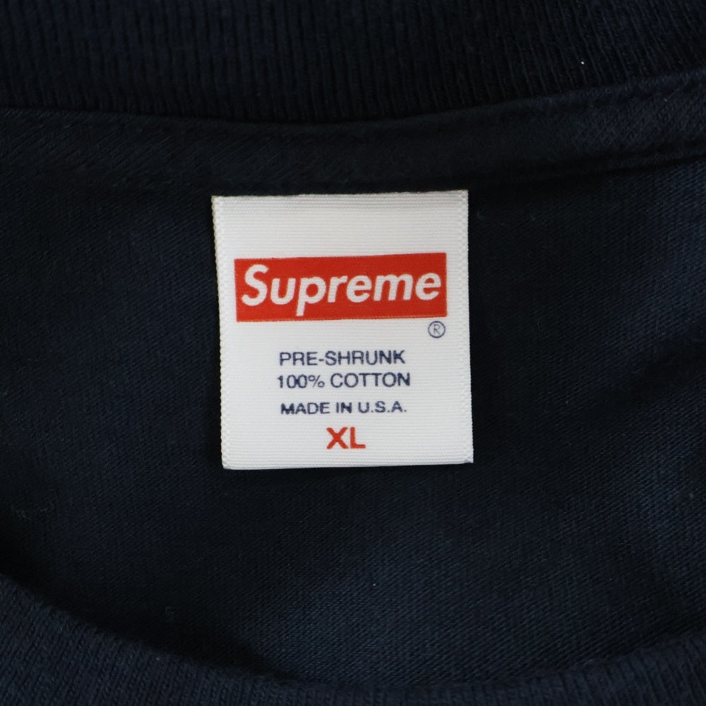 SUPREME(シュプリーム) 23AW Box Logo Tee ボックスロゴプリントTシャツ ネイビー