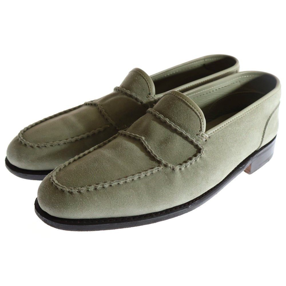 JOHN LOBB(ジョンロブ) スウェード ローファー ドレスシューズ グリーン 289333