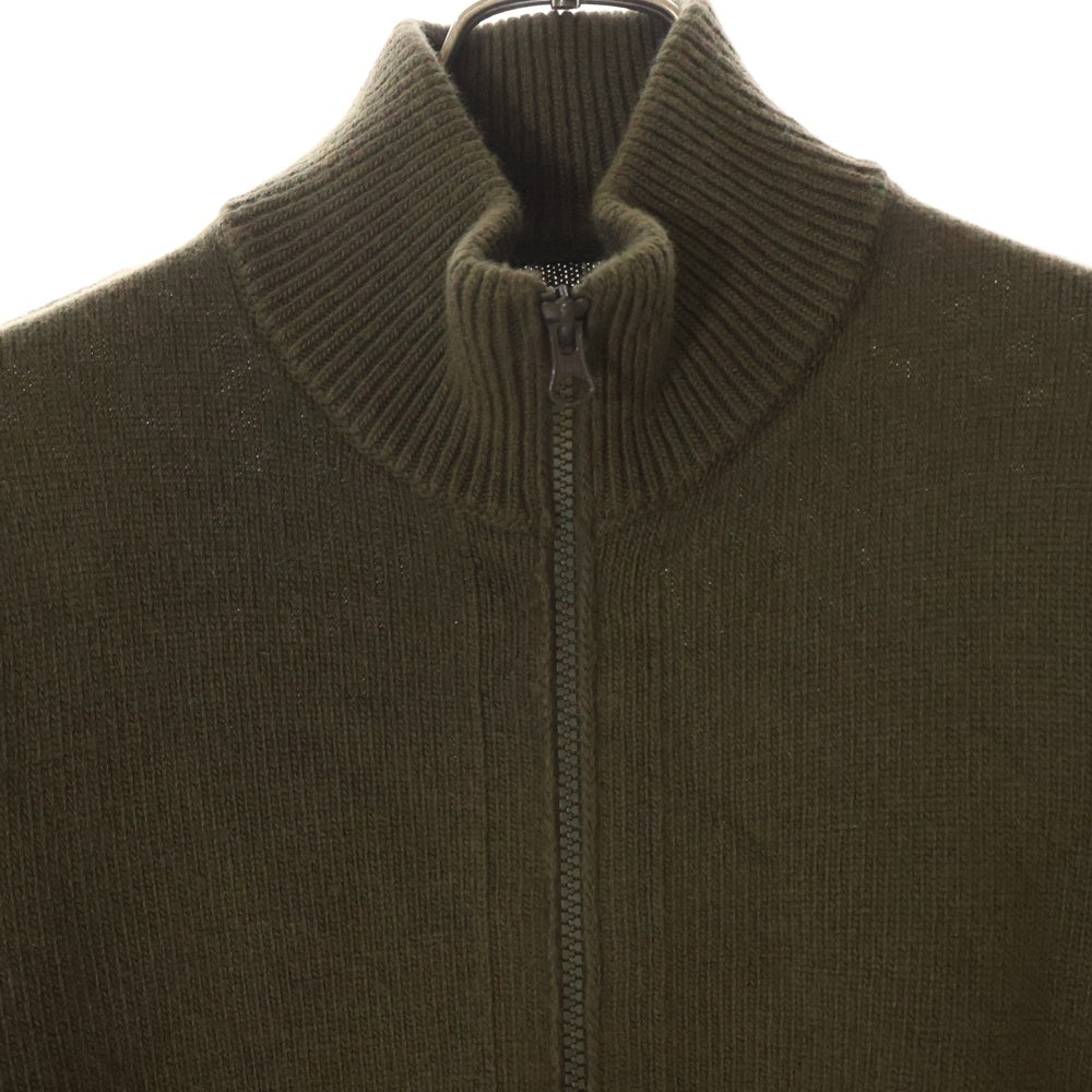 STONE ISLAND(ストーンアイランド) GHOST ZIP UP KNIT 8115572FA ゴーストシリーズ ジップアップ ニット カーキ