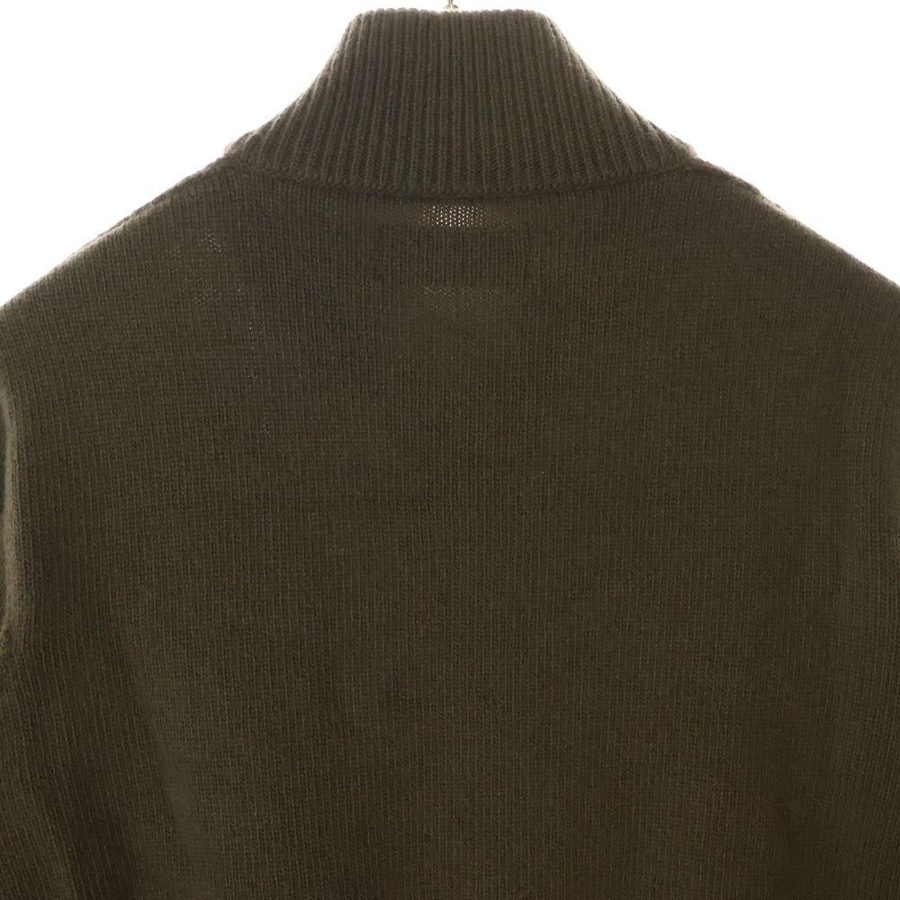 STONE ISLAND(ストーンアイランド) GHOST ZIP UP KNIT 8115572FA ゴーストシリーズ ジップアップ ニット カーキ