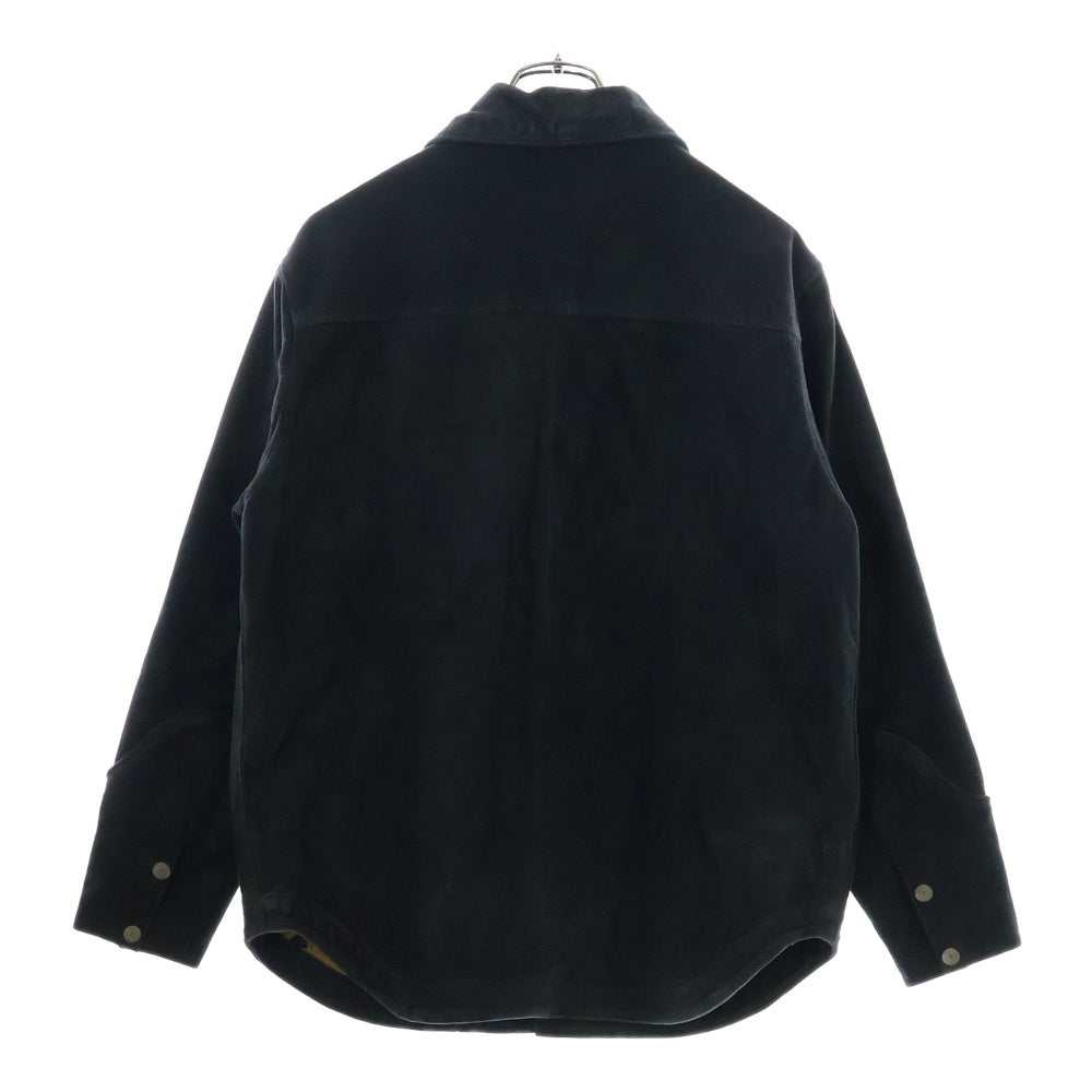Dress Hippy(ドレスヒッピー) WOOD STOCK SUEDE SHIRT JACKET ウッドストック スウェード シャツ ジャケット ゴートレザージャケット ブラック