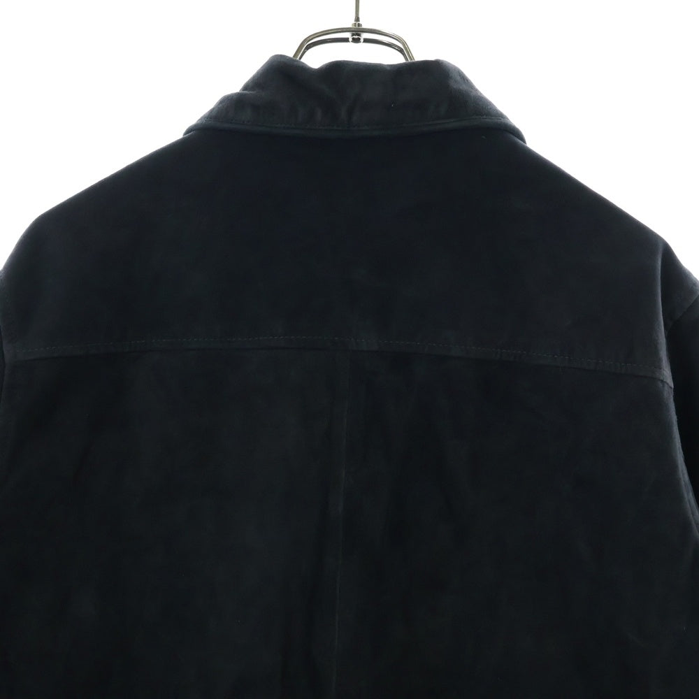 Dress Hippy(ドレスヒッピー) WOOD STOCK SUEDE SHIRT JACKET ウッドストック スウェード シャツ ジャケット ゴートレザージャケット ブラック