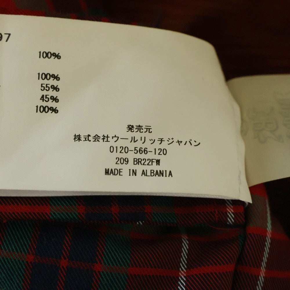 BARACUTA(バラクータ) G9 ジップアップ コーディロイ ブルゾン BRCPS0897 オレンジ