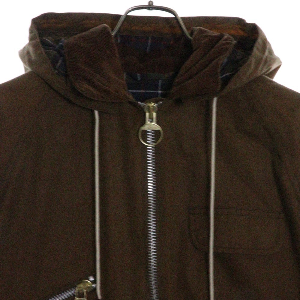 Barbour(バブアー) ALEXACHUNG アレクサチャン オイルドフーデッドジャケット ブラウン レディース 2002026