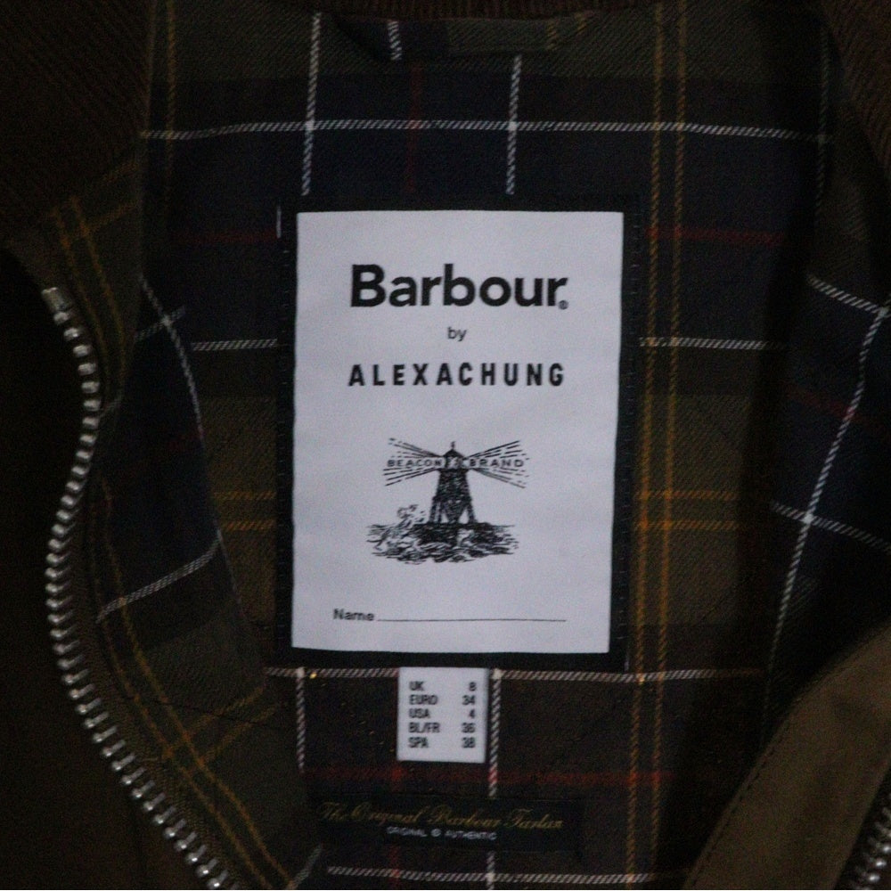 Barbour(バブアー) ALEXACHUNG アレクサチャン オイルドフーデッドジャケット ブラウン レディース 2002026