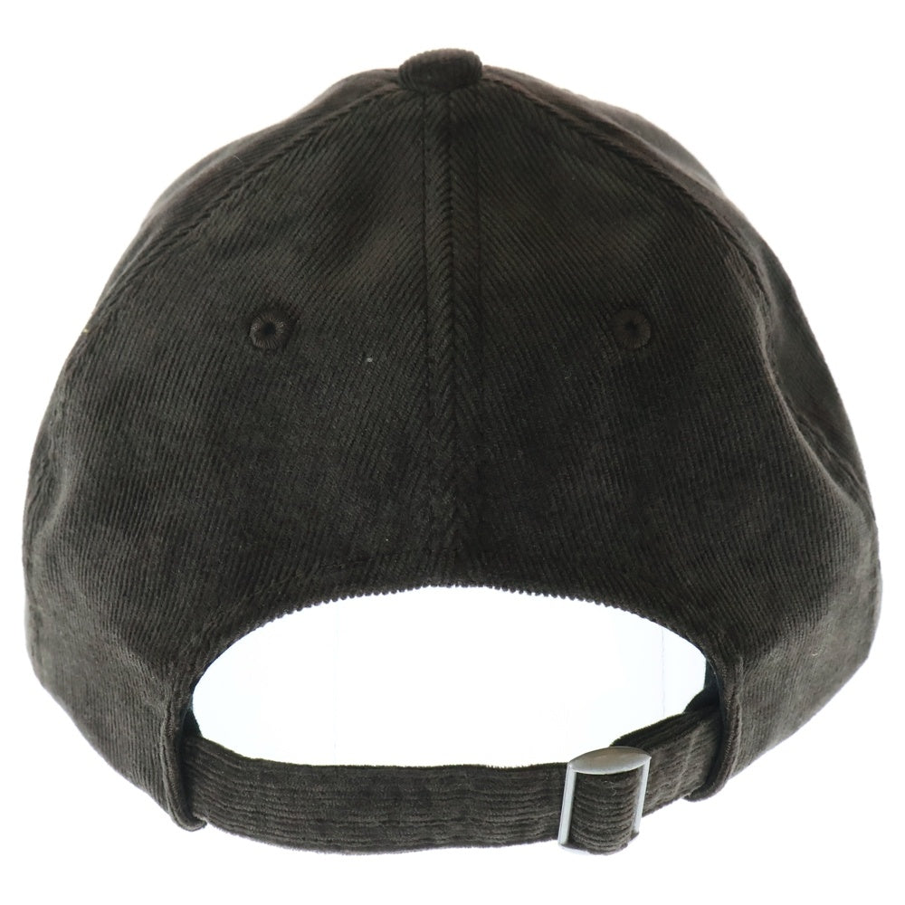 SCYE BASICS(サイベーシックス) Stretch Corduroy Baseball Cap ロゴ刺繍 コーデュロイ ベースボールキャップ 3324-43355 ブラウン