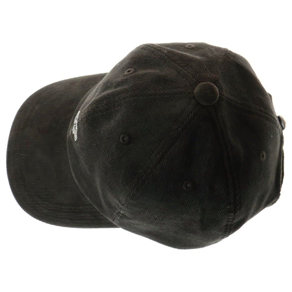 SCYE BASICS(サイベーシックス) Stretch Corduroy Baseball Cap ロゴ刺繍 コーデュロイ ベースボールキャップ 3324-43355 ブラウン