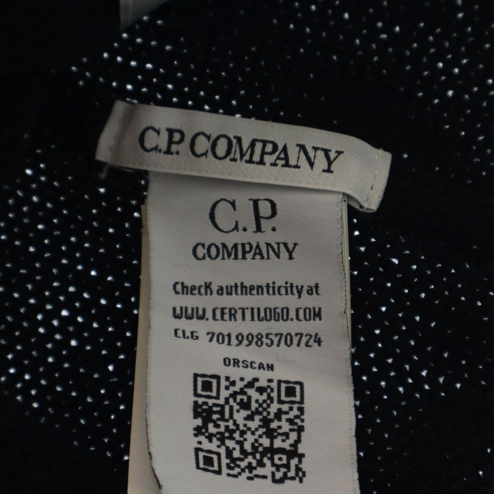 C.P. Company(シーピーカンパニー) Extra Fine Marino Goggle Balaclava ゴーグル バラクラバ ブラック ニットキャップ ブラック 07CMAC213A