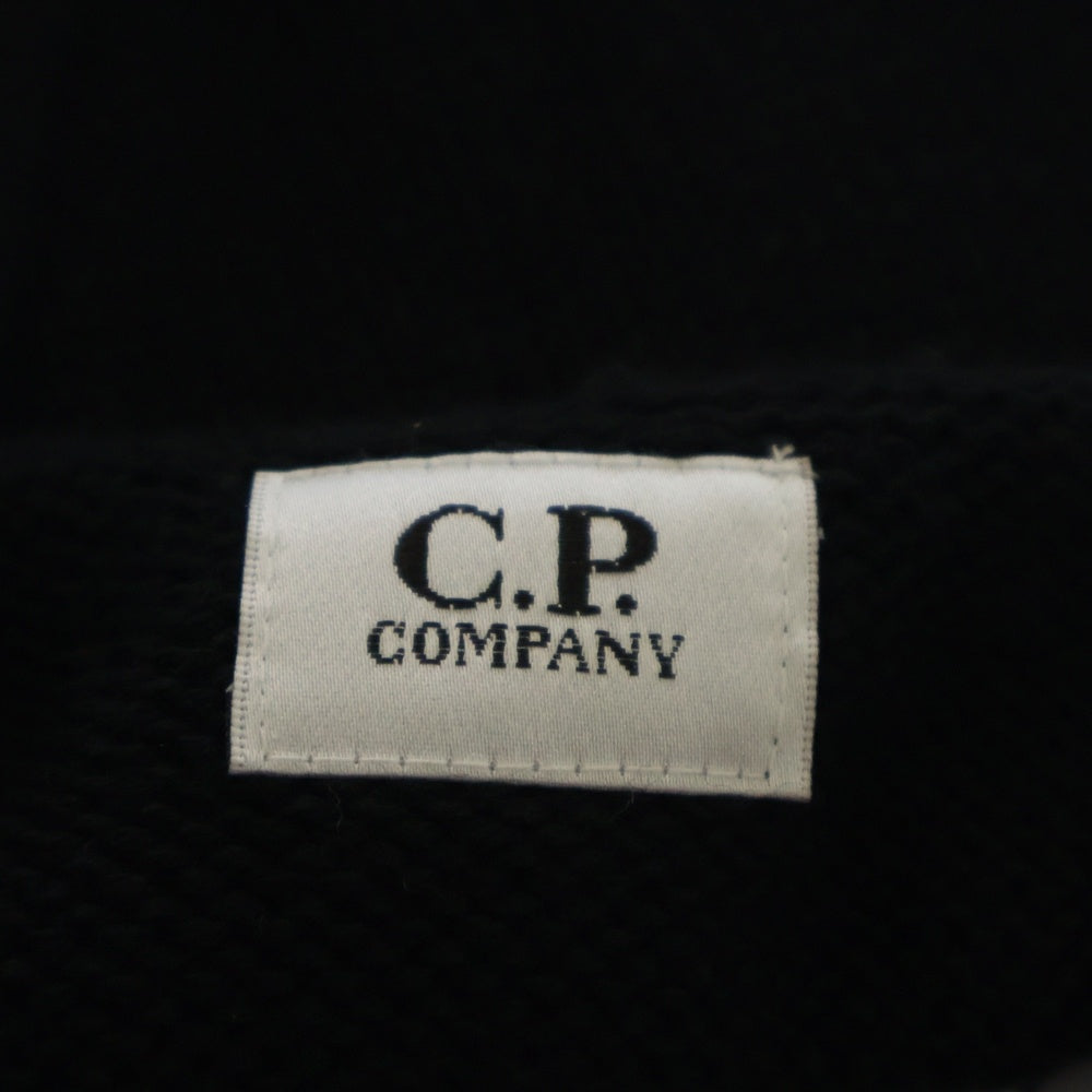 C.P. Company(シーピーカンパニー) Extra Fine Marino Goggle Balaclava ゴーグル バラクラバ ブラック ニットキャップ ブラック 07CMAC213A