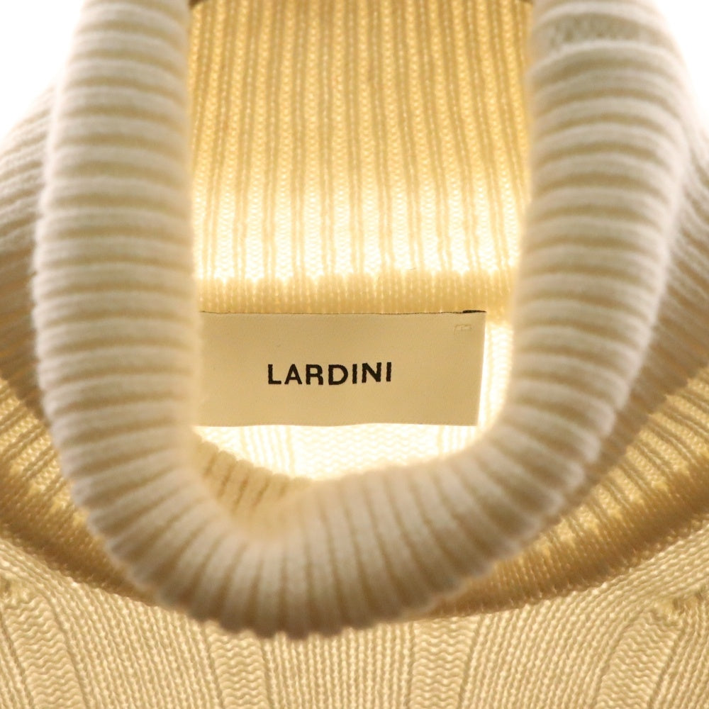 LARDINI(ラルディーニ) カシミヤ混 タートルネックニット セーター KN.1806 ホワイト
