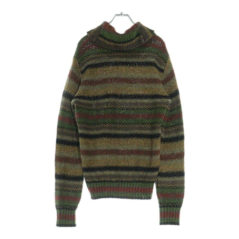 RRL(ダブルアールエル) Striped Mixed Knit Cardigan ストライプミックス ショールカラー ニットカーディガン マルチ
