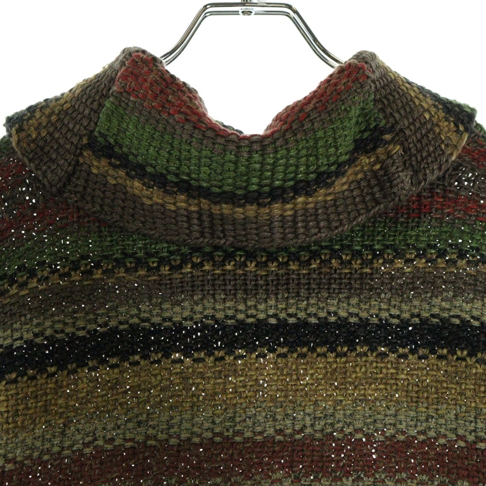 RRL(ダブルアールエル) Striped Mixed Knit Cardigan ストライプミックス ショールカラー ニットカーディガン マルチ