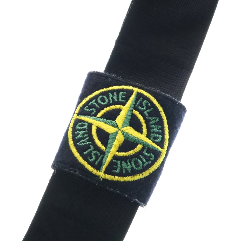 STONE ISLAND(ストーンアイランド) ロゴパッチ サスペンダー ブラック