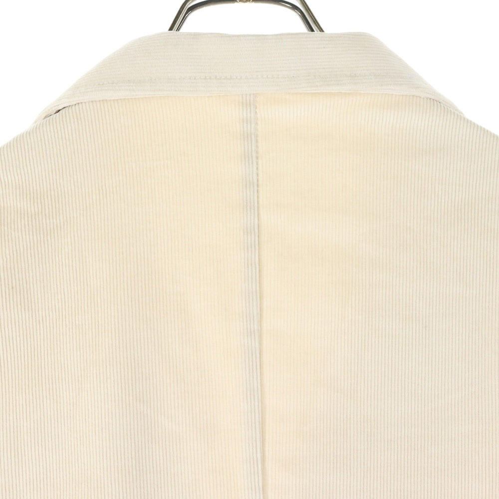 GUYROVER(ギローバー) 2B コーデュロイ テーラードジャケット 3750GR113 ホワイト