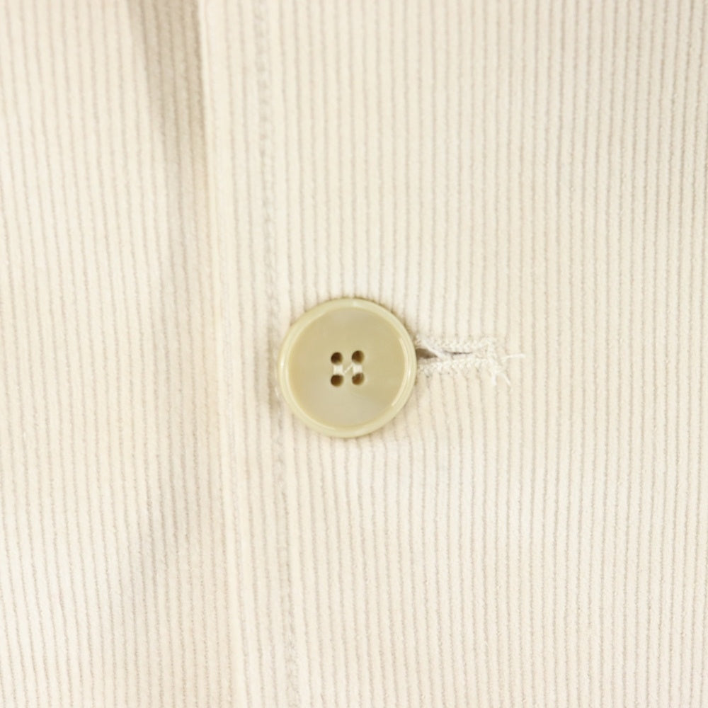 GUYROVER(ギローバー) 2B コーデュロイ テーラードジャケット 3750GR113 ホワイト