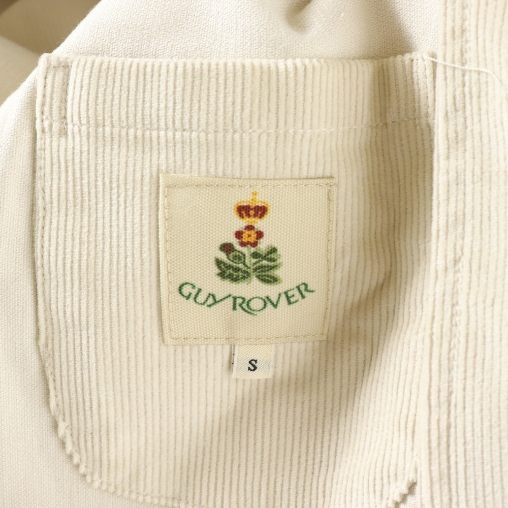 GUYROVER(ギローバー) 2B コーデュロイ テーラードジャケット 3750GR113 ホワイト