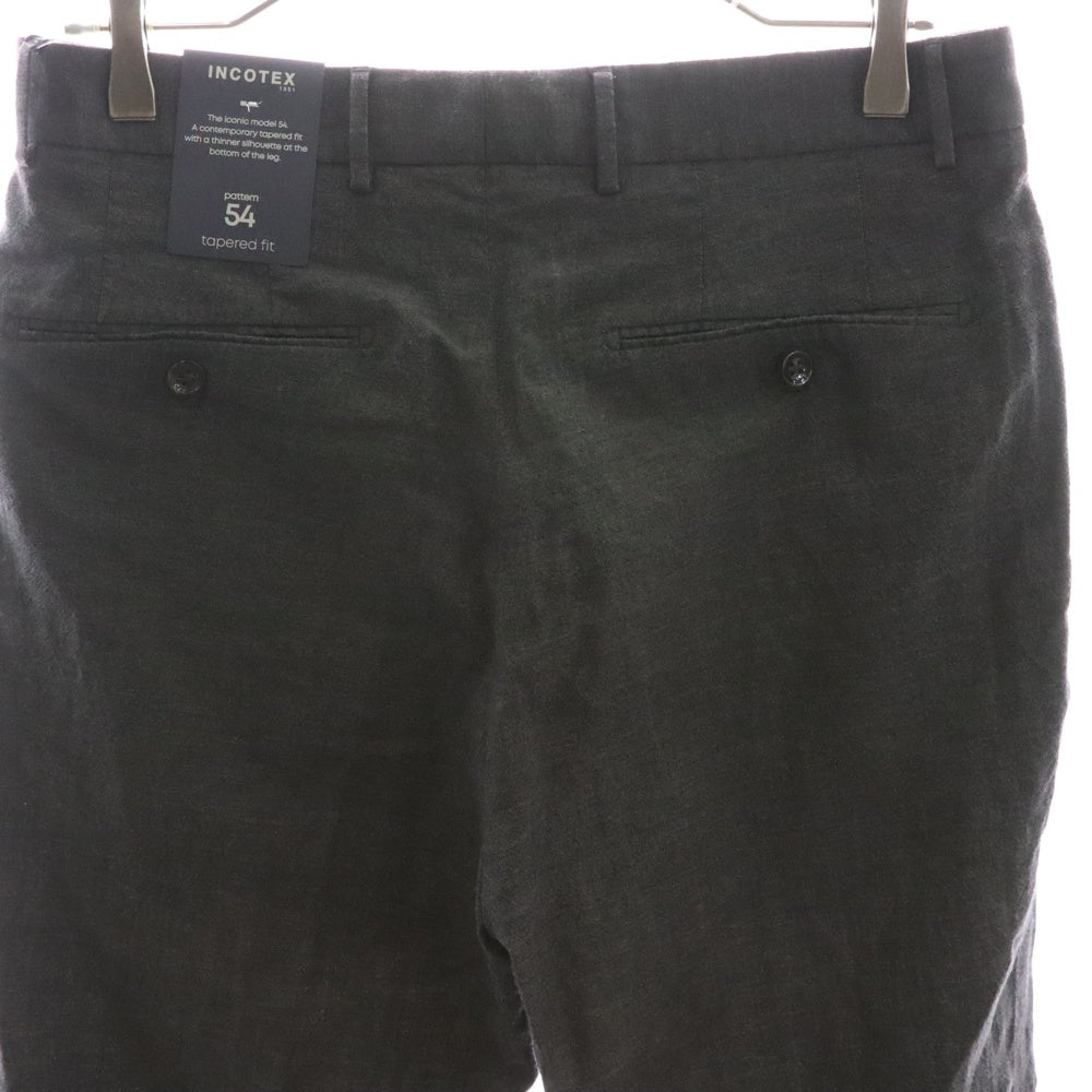 INCOTEX(インコテックス) TAPERED FIT テーパード スラックス ZW541P グレー