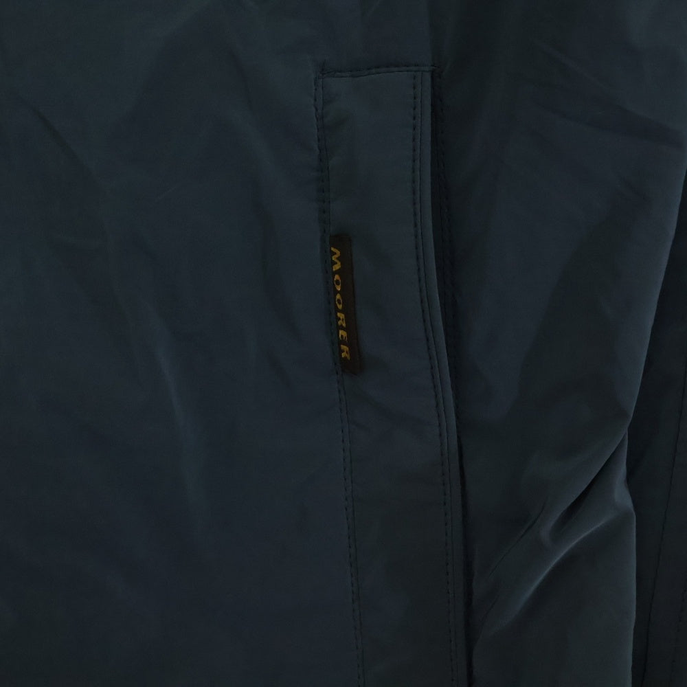 MOORER(ムーレー) ALBORI OS フーデッドナイロンジャケット ブルゾン ネイビー