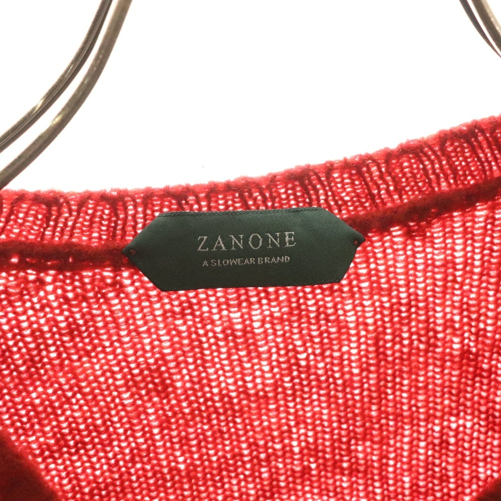 ZANONE(ザノーネ) ウールニットセーター レッド 811902