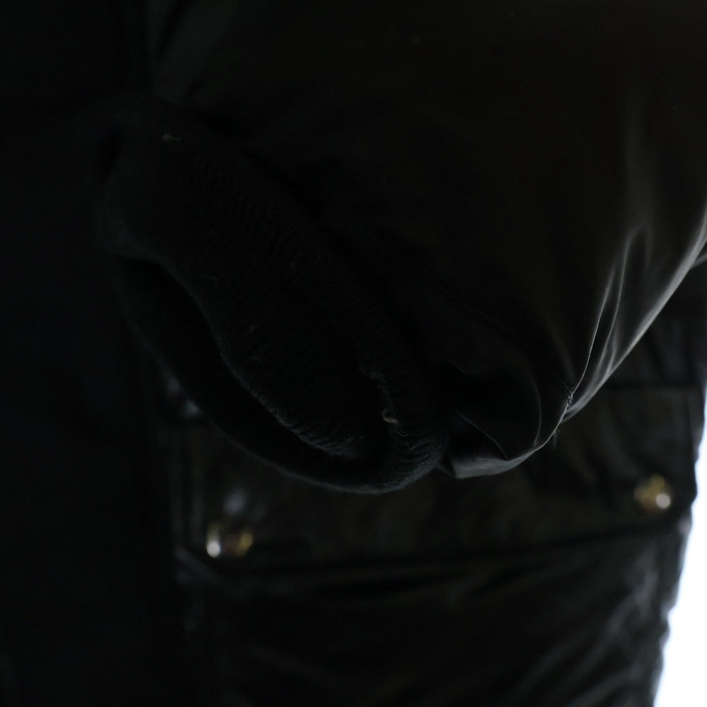 WOOLRICH(ウールリッチ) ウール フーデッドダウンジャケット ブラック WOCPS2874