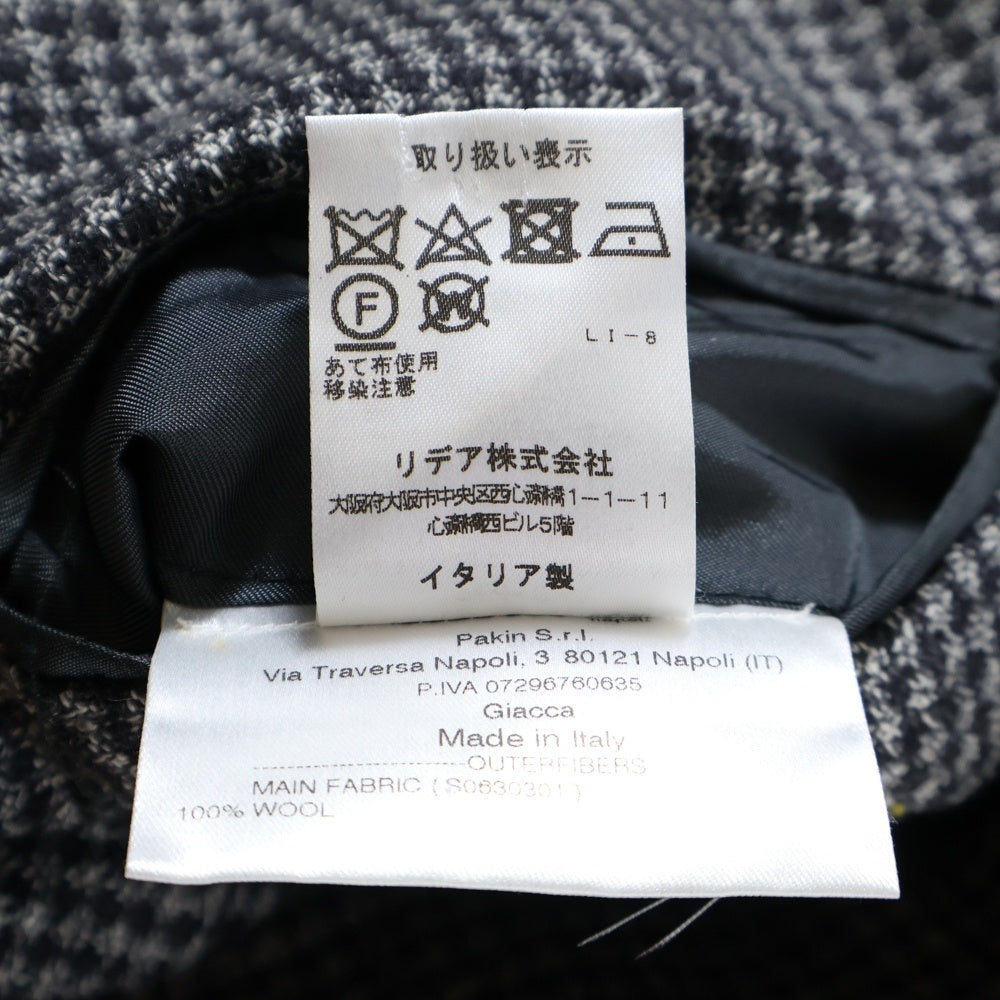 NO BRAND(ノーブランド) Sartorio サルトリオ Sport Coat ウールテーラードジャケット グレー 4500054463