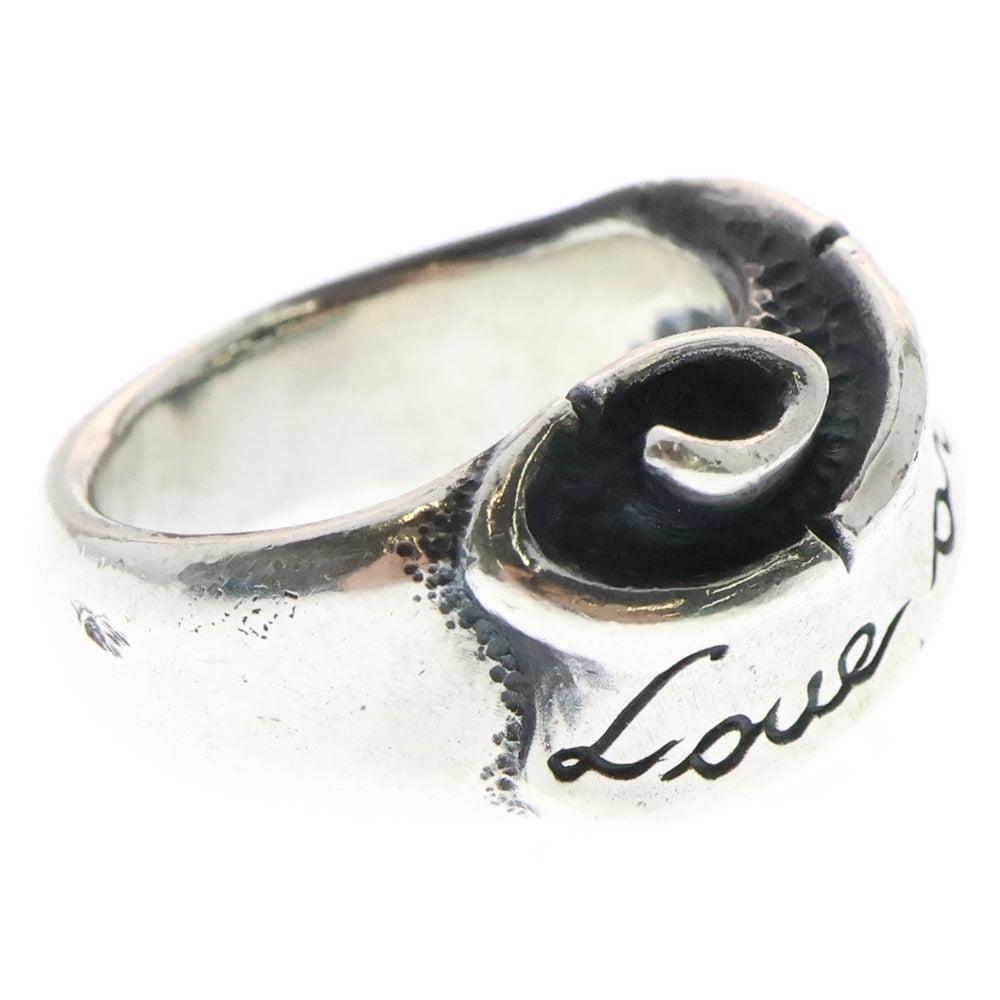 RAT RACE(ラットレース) Message On Ribbon Narrow Ring メッセージオン リボンンローリング シルバー