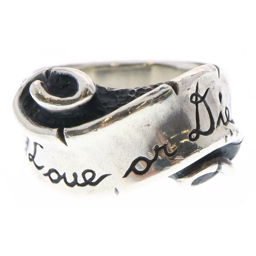RAT RACE(ラットレース) Message On Ribbon Narrow Ring メッセージオン リボンンローリング シルバー