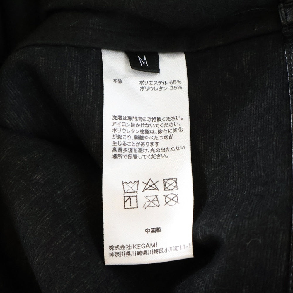 LAST NEST(ラスト ネスト) EMBROIDERED LOGO SHIRTS 刺?ロゴ 半袖シャツ ブラック