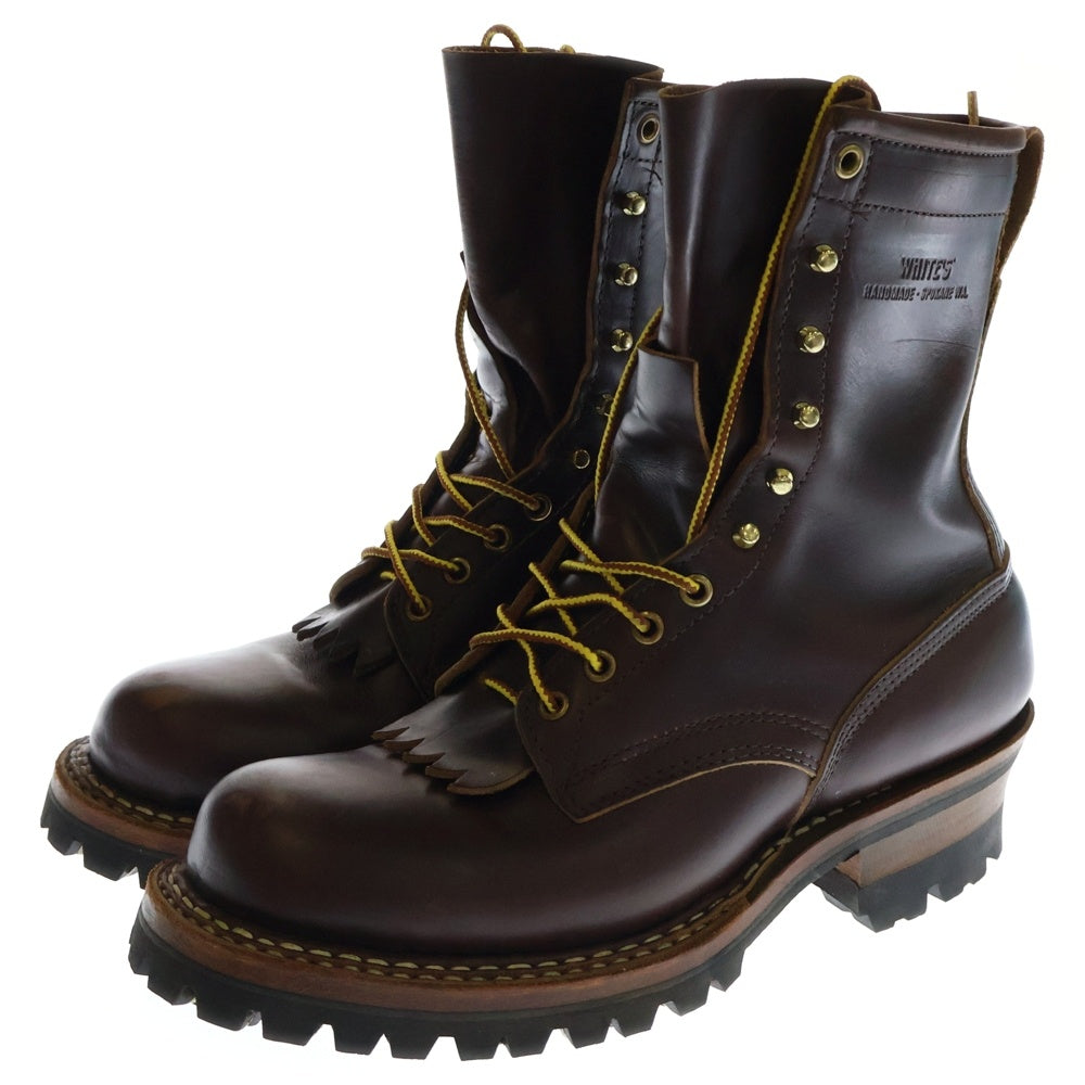WHITE'S BOOTS(ホワイツブーツ) SMOKEJUMPER 8 スモークジャンパー コンバットブーツ ブラウン 375-V