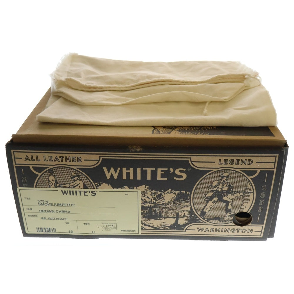 WHITE'S BOOTS(ホワイツブーツ) SMOKEJUMPER 8 スモークジャンパー コンバットブーツ ブラウン 375-V