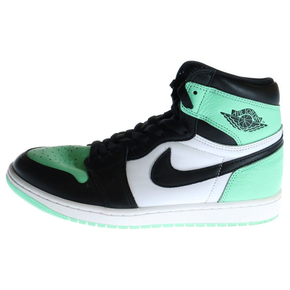 NIKE(ナイキ) Air Jordan 1 High OG Green Glow エアジョーダン1 ハイ OG グリーングロー ハイカットスニーカー グリーン/ホワイト DZ5485-130 US11/29cm
