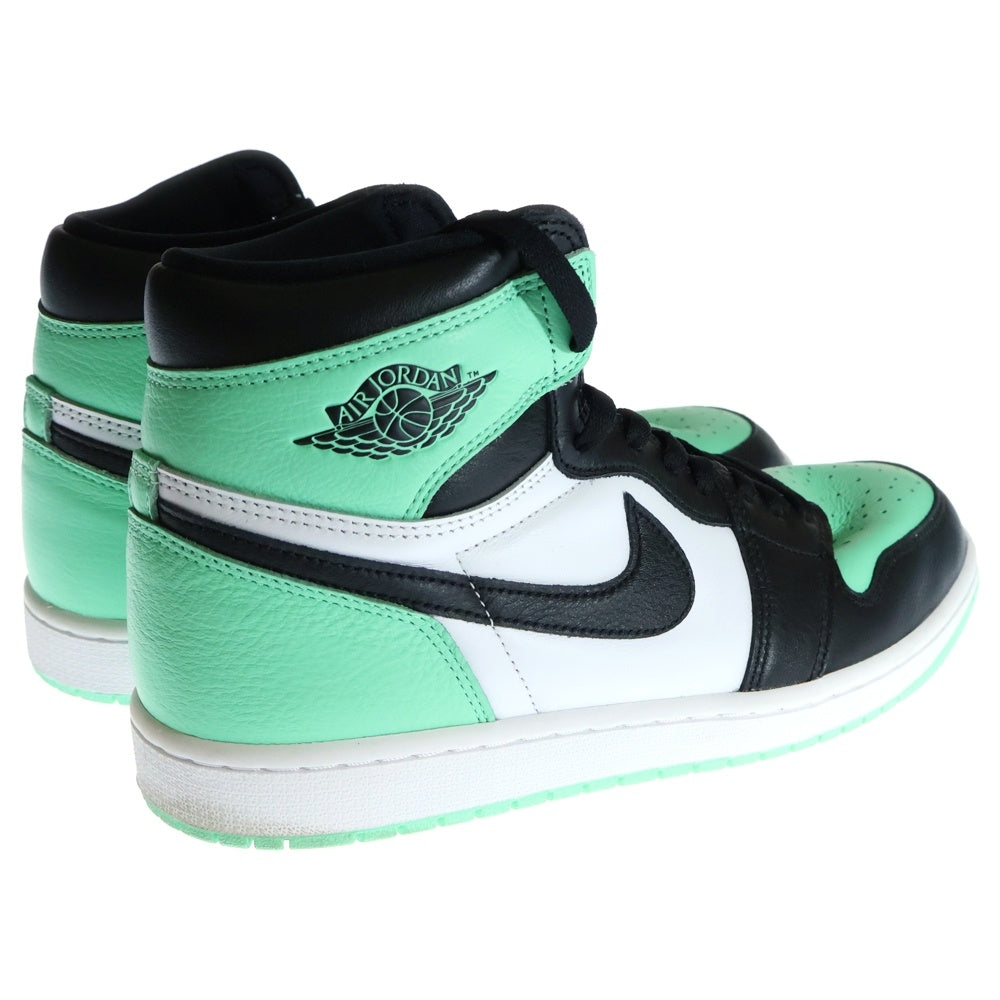 NIKE(ナイキ) Air Jordan 1 High OG Green Glow エアジョーダン1 ハイ OG グリーングロー ハイカットスニーカー グリーン/ホワイト DZ5485-130 US11/29cm