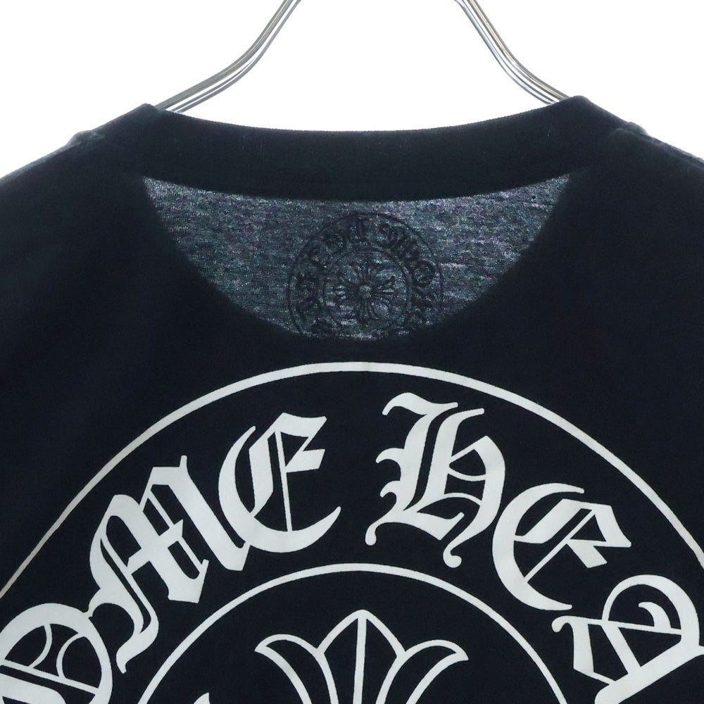 CHROME HEARTS(クロムハーツ) Horseshoe S/S Tee ホースシューロゴ半袖Tシャツ ブラック