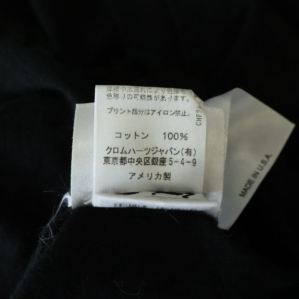 CHROME HEARTS(クロムハーツ) Horseshoe S/S Tee ホースシューロゴ半袖Tシャツ ブラック
