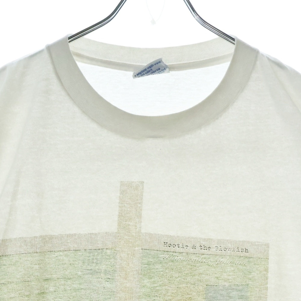 VINTAGE(ヴィンテージ) 90s HOOTIE & THE BLOWFISH FAIRWEATHER JOHNSON TEE フーティーアンドザブロウフィッシュ プリント Tシャツ 半袖カットソー ホワイト