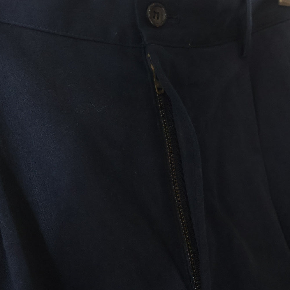 A.PRESSE(アプレッセ) 23AW Type.1 Chino Trousers ツータック チノトラウザーパンツ 23AAP-04-17H ネイビー