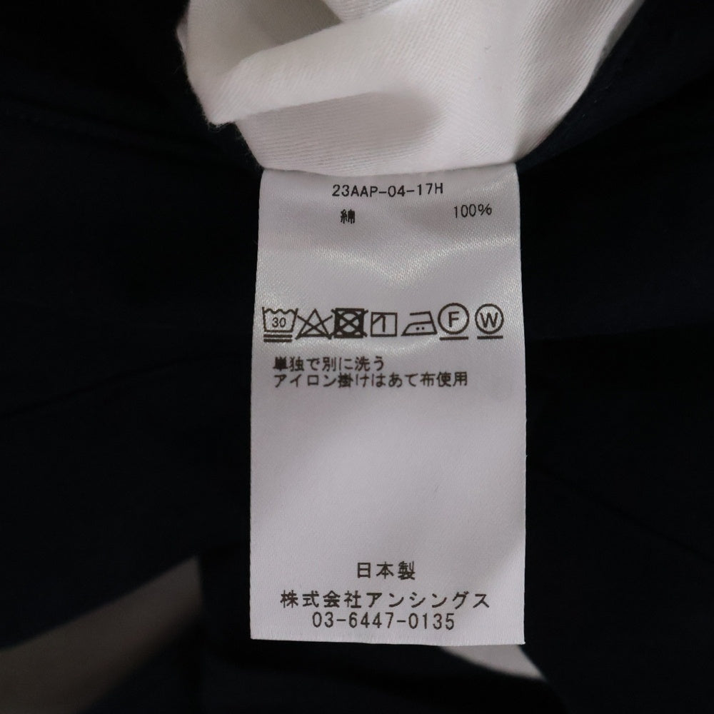 A.PRESSE(アプレッセ) 23AW Type.1 Chino Trousers ツータック チノトラウザーパンツ 23AAP-04-17H ネイビー