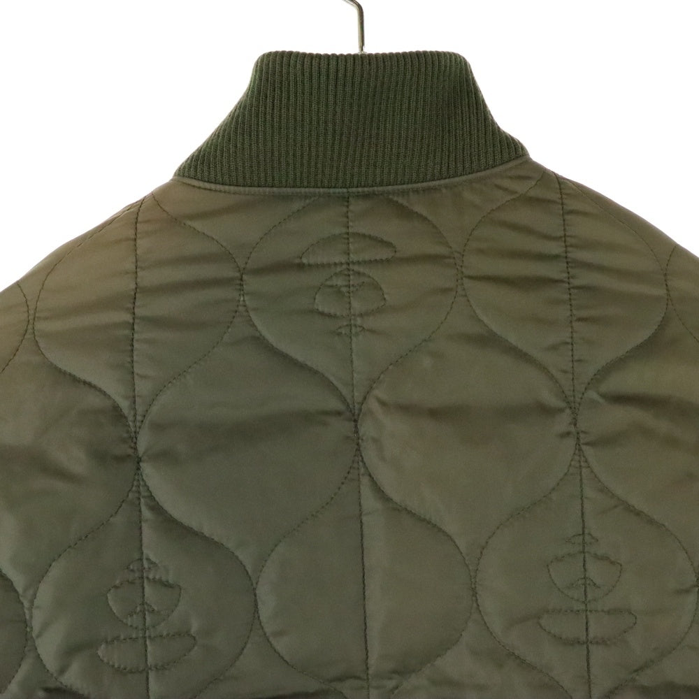 A BATHING APE(アベイシングエイプ) quilting bomber jacket キルティングボンバージャケット カーキ
