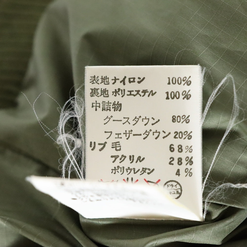 A BATHING APE(アベイシングエイプ) quilting bomber jacket キルティングボンバージャケット カーキ