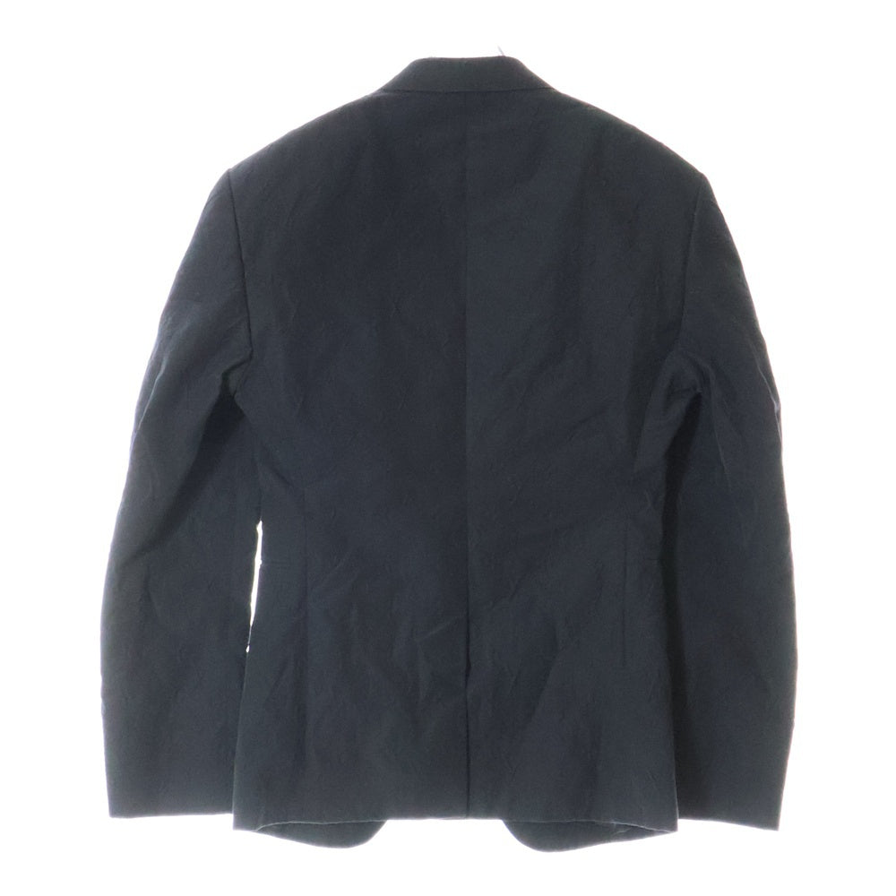 LOUIS VUITTON(ルイヴィトン) 19SS MONOGRAM EMBOS JACKET モノグラムエンボス 2Bシングル テーラードジャケット ブラック RM191 LIO HGJ61E