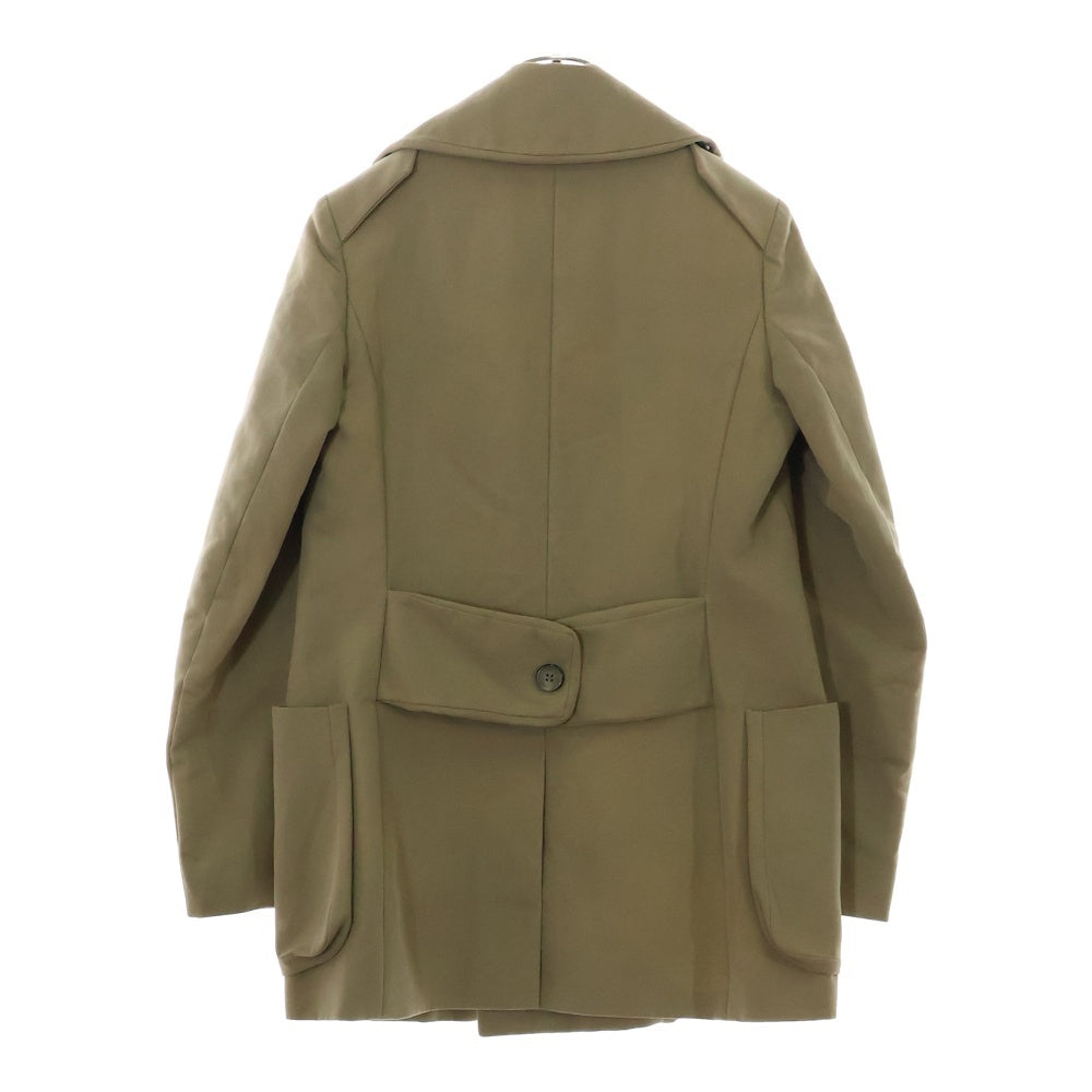 Martin Margiela 1(マルタンマルジェラ) 08AW 2ポケット コットン ショートコート AM068 ベージュ レディース