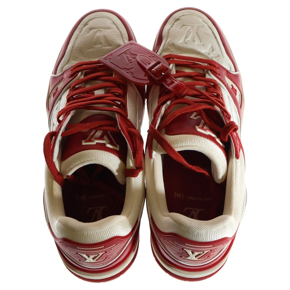 LOUIS VUITTON(ルイヴィトン) 21SS×U2ボノ LVトレーナー プロダクトレッド 1A8PJW RED ローカットスニーカー Virgil Abloh レッド
