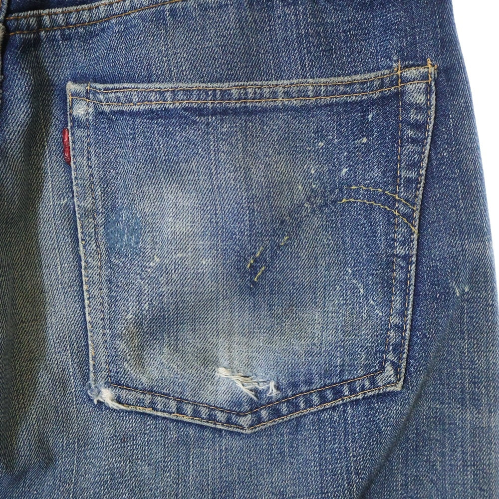 Levi's(リーバイス) 60s VINTAGE 501 BIEG前期 デニムパンツ インディゴ ボタン裏4 両面均等V Vステッチ 足長R