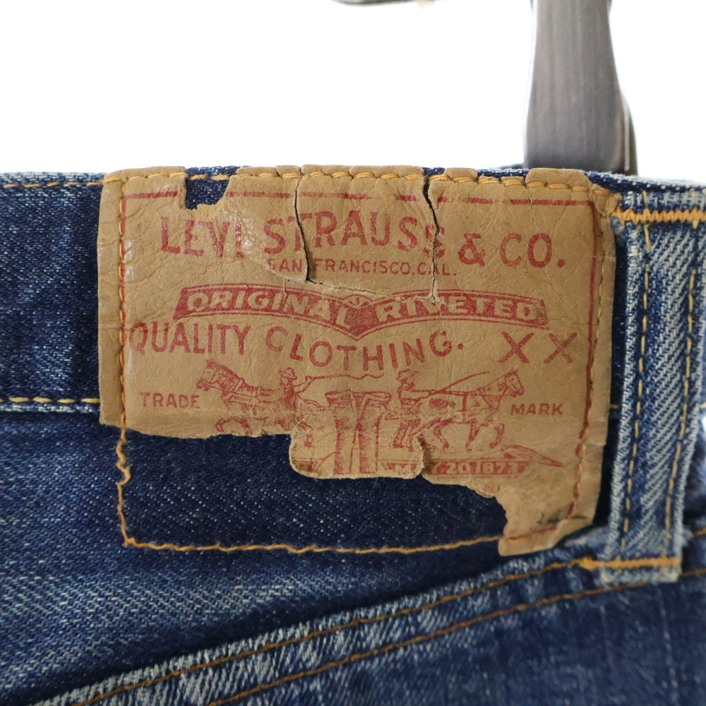 Levi's(リーバイス) 60s VINTAGE 501 BIEG前期 デニムパンツ インディゴ ボタン裏4 両面均等V Vステッチ 足長R