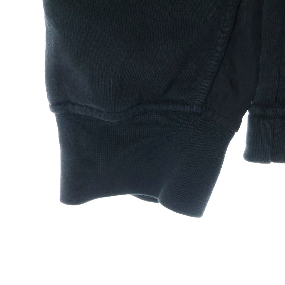 STONE ISLAND(ストーンアイランド) Nylon Front Pocket Crewneck Sweat ナイロン フロント ポケット クルーネック スウェット 781563954 ブラック