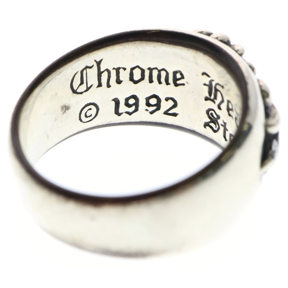 CHROME HEARTS(クロムハーツ) FLRL CRS A/D フローラルクロス リング アフターダイヤ シルバー