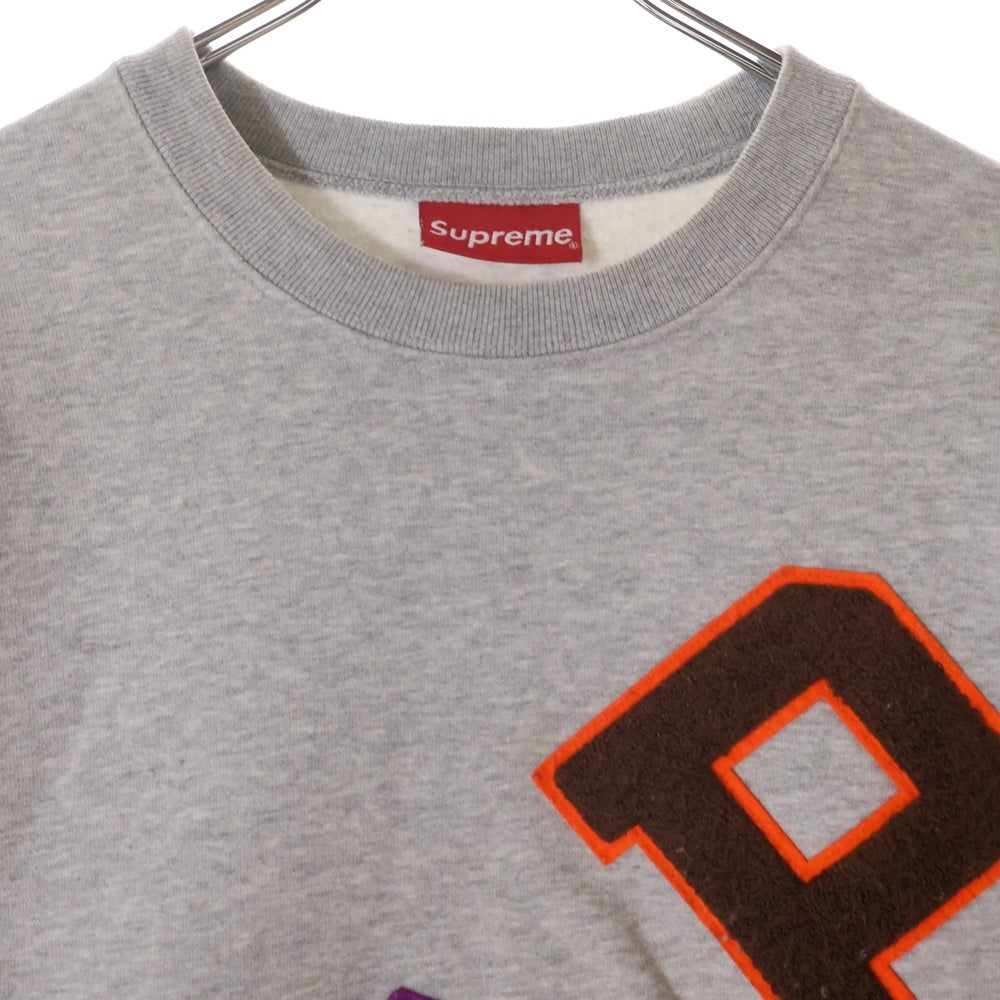 SUPREME(シュプリーム) 20AW Big Arc Crewneck Heather ビッグアークロゴ クルーネックスウェットトレーナー グレー