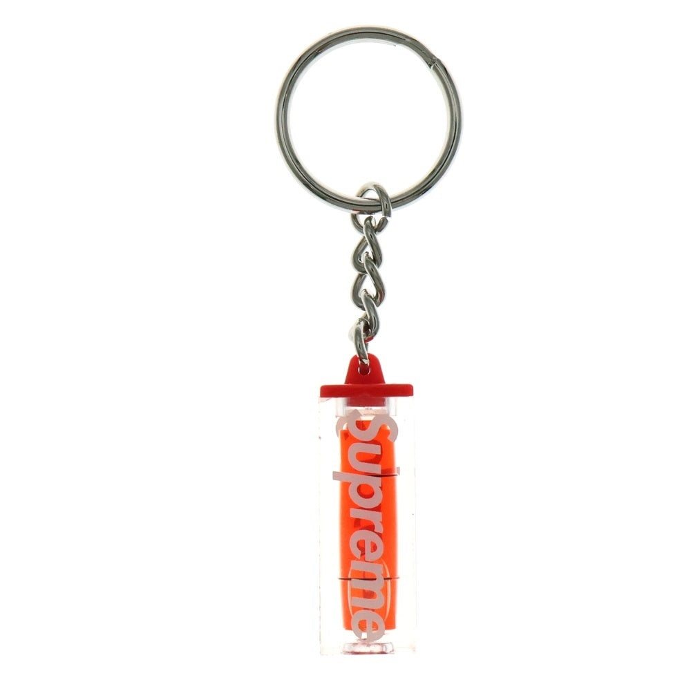 SUPREME(シュプリーム) 18AW 水平器 キーホルダー レッド