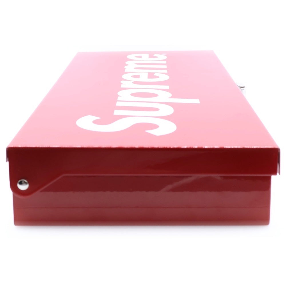 SUPREME(シュプリーム) Large Metal Storage Box ラージメタル ストレージボックス レッド