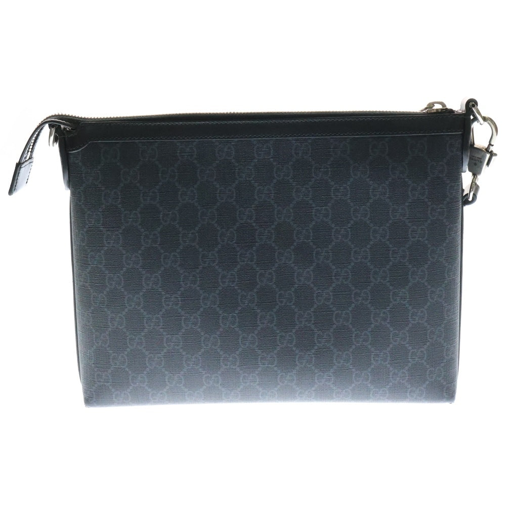 GUCCI(グッチ) インターロッキングG GGスプリーム ショルダーバッグ ブラック 792084
